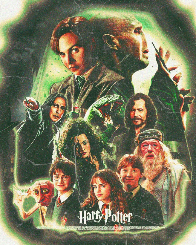 Harry Potter Photoshop poster template preview